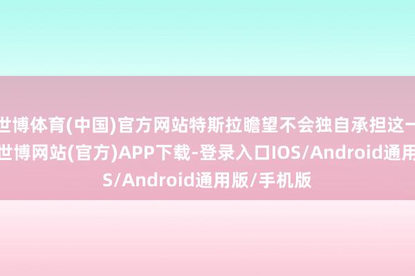 世博体育(中国)官方网站特斯拉瞻望不会独自承担这一巨额投资-世博网站(官方)APP下载-登录入口IOS/Android通用版/手机版