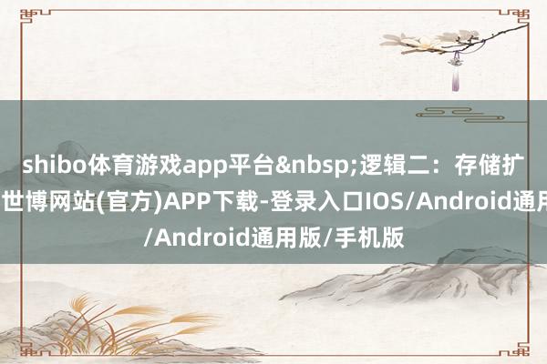 shibo体育游戏app平台&nbsp;逻辑二：存储扩产+国产化-世博网站(官方)APP下载-登录入口IOS/Android通用版/手机版